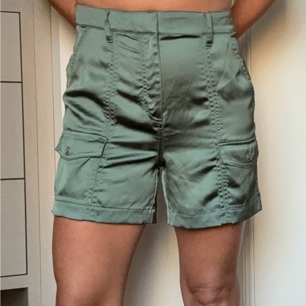 White House Black Market Teal Cargo Shorts